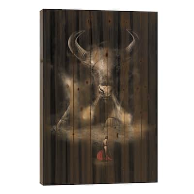 Matador's Match Print On Wood by Nicebleed - Multi-Color