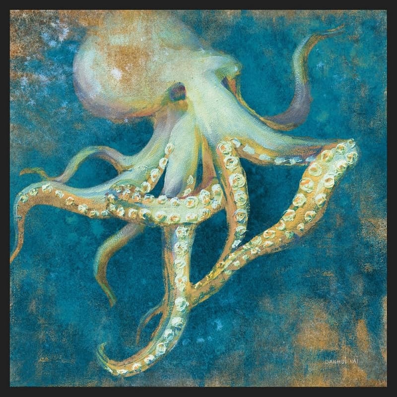Ocean Octopus Framed Poster