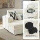 preview thumbnail 21 of 22, HULALA HOME Brigida Modern Oversized Loveseat Sofa Chaise Daybed