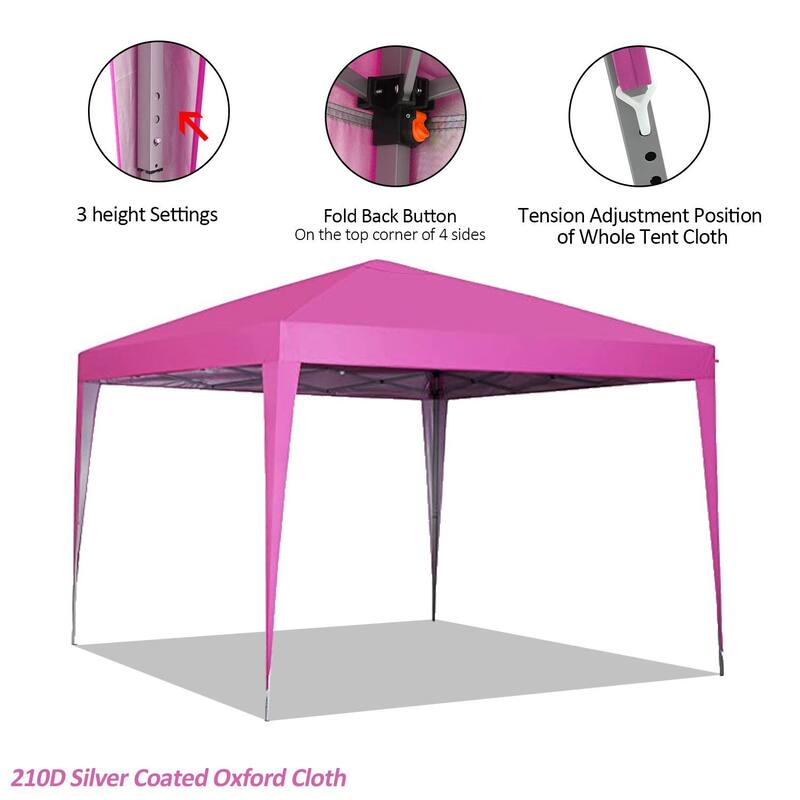 Ainfox 10 x 10 ft Pop up Canopy Tent Gazebo Party, Gazebo, Beach, Camping