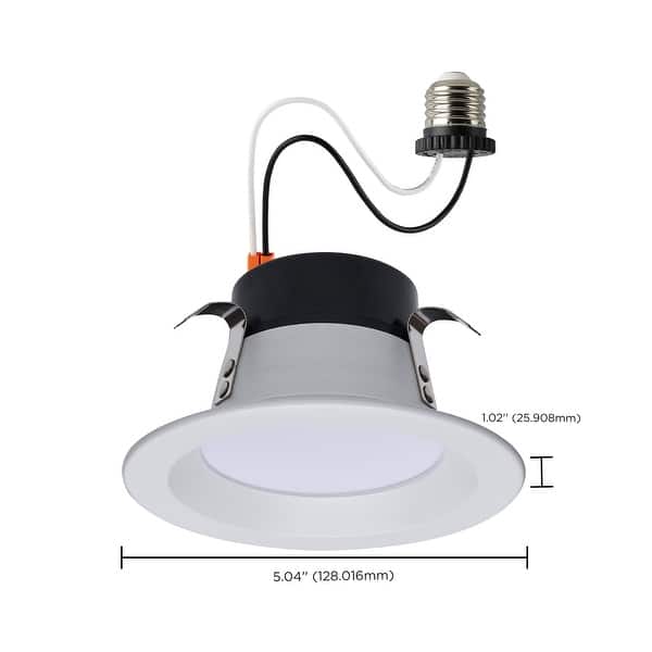Starfish 8W LED Retrofit Downlight 4 Inch RGBTW Round White