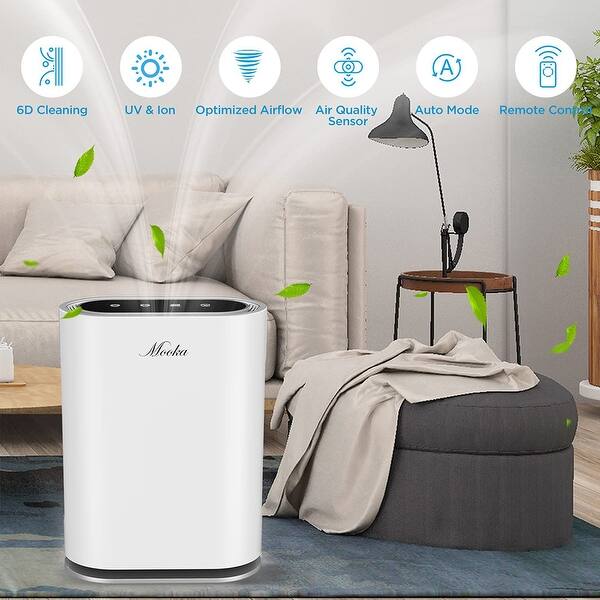 Multifunctional HEPA Air Purifiers Home for Large Rooms Bed Bath