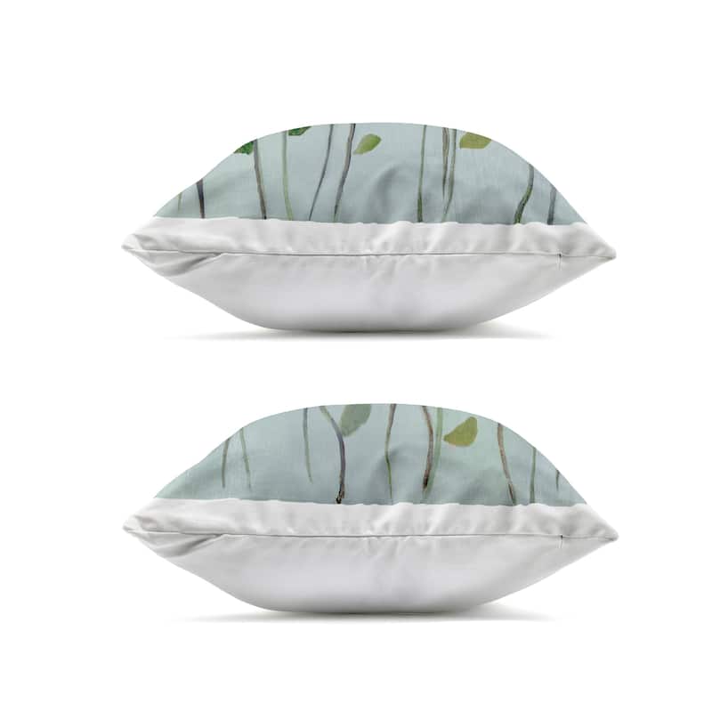 Stupell Budding Boho Blooms Printed Outdoor Throw Pillow Design by Charity Henderson (Set of 2)