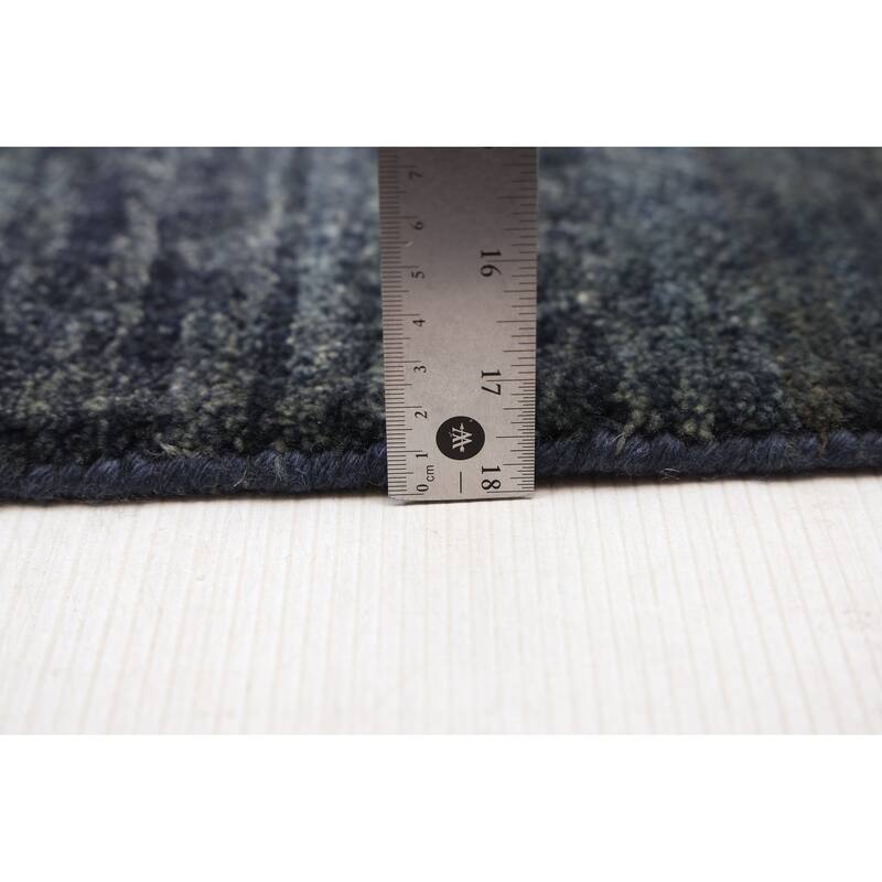 ECARPETGALLERY Hand-knotted Kashkuli Gabbeh Navy Wool Rug - 5'4 x 7'7