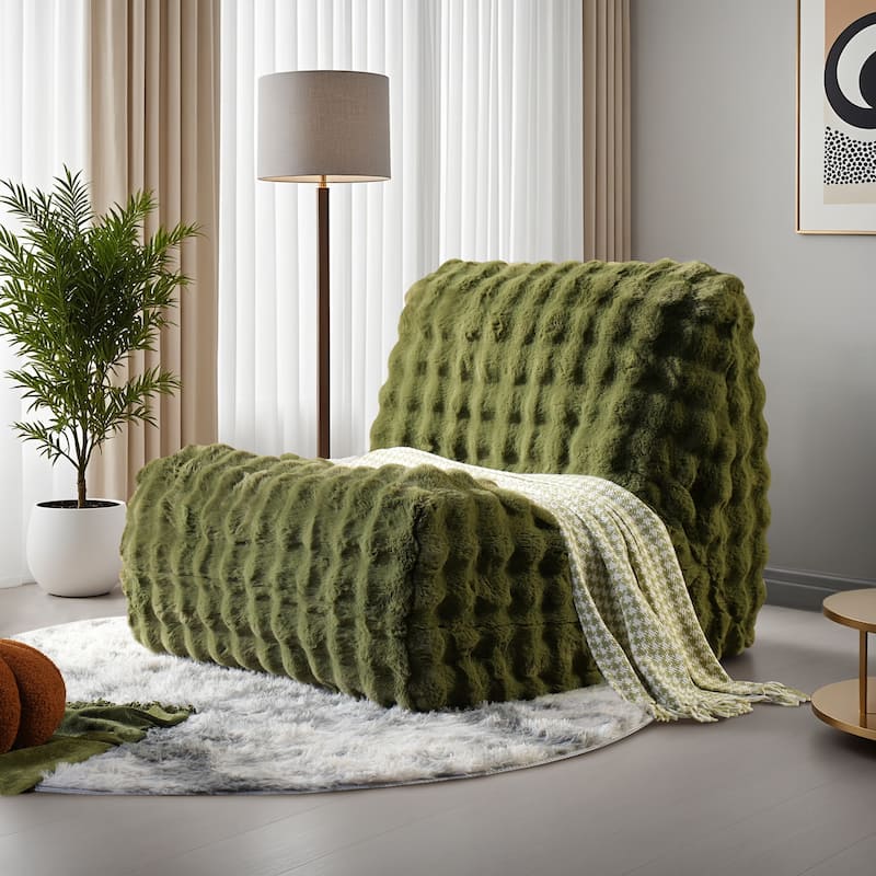 XIZZI Bean Bag Chair for Living Room Soft Plush Lounge Seating - Green