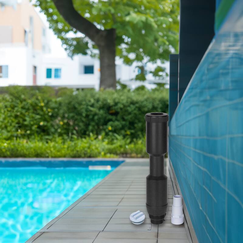HydroTools Swimming Pool Skimmer Winterizing Kit - 16.5" - Black White