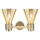 preview thumbnail 25 of 46, Innovations Lighting Downtown Urban - Lawton Cone - 2 Light 16" Wall-Mounted Bath Vanity Light