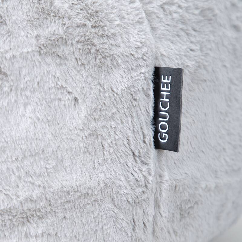 Gouchee Home Agora Faux Fur Bean Bag Chair