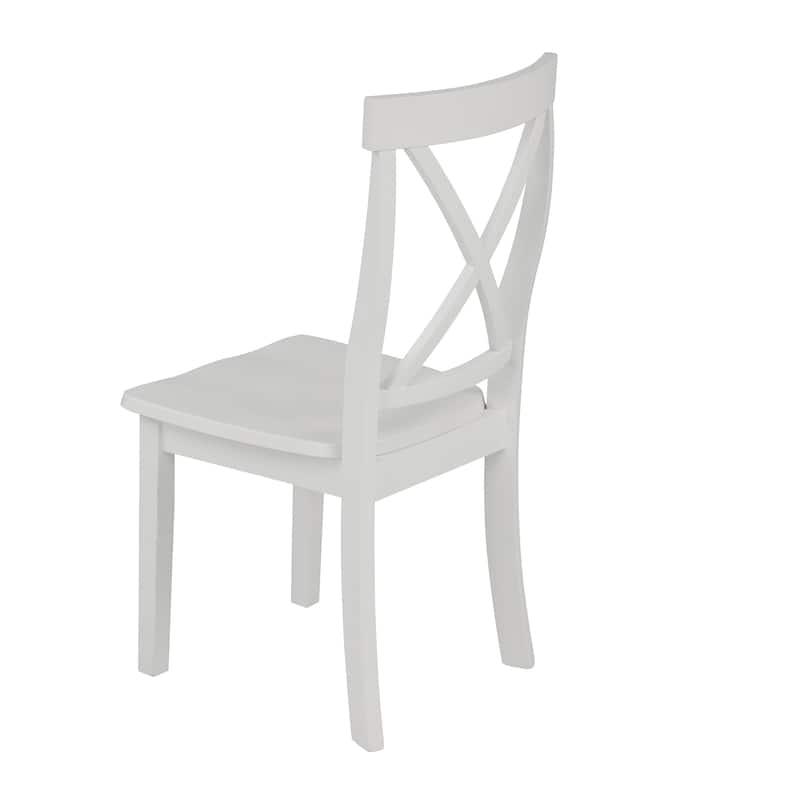5-Piece Modern Wooden Dining Set with Round Table & Chairs