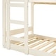 preview thumbnail 12 of 23, Walker Edison Modern Solid Wood Twin Low Bunk Bed