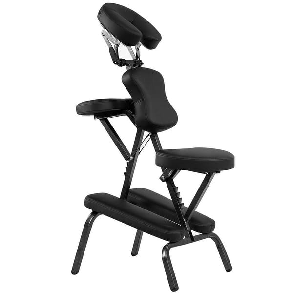 Costway Portable Pu Leather Pad Travel Massage Tattoo Spa Chair W On Sale Overstock 27633583