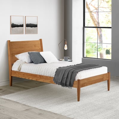 Mid-Century Panel Bed
