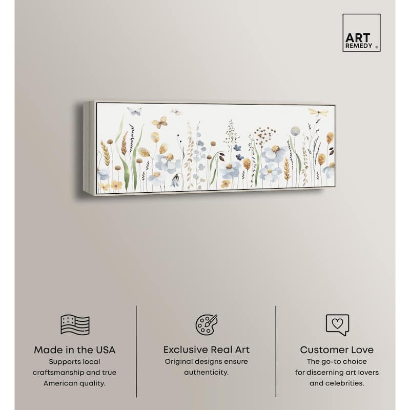 Blissful Spring Wide Panoramic Canvas by Art Remedy