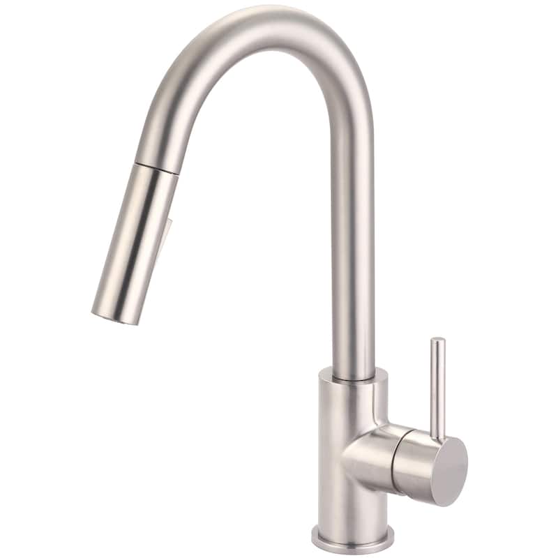 Olympia Faucets K-5080 i2v 1.5 GPM Single Hole Kitchen Faucet - Brushed Nickel