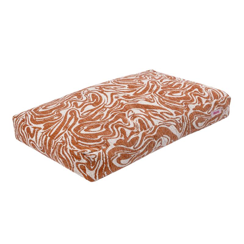 Mabel Designer Modern Ultra Soft Reversible Plush Rectangular Pet Bed with Washable Cover