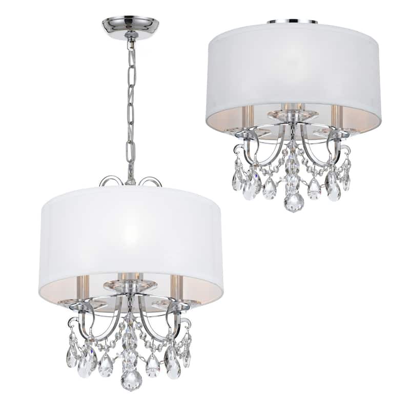 Crystorama Lighting Group Othello 3 Light 15" Wide Swarovski Strass