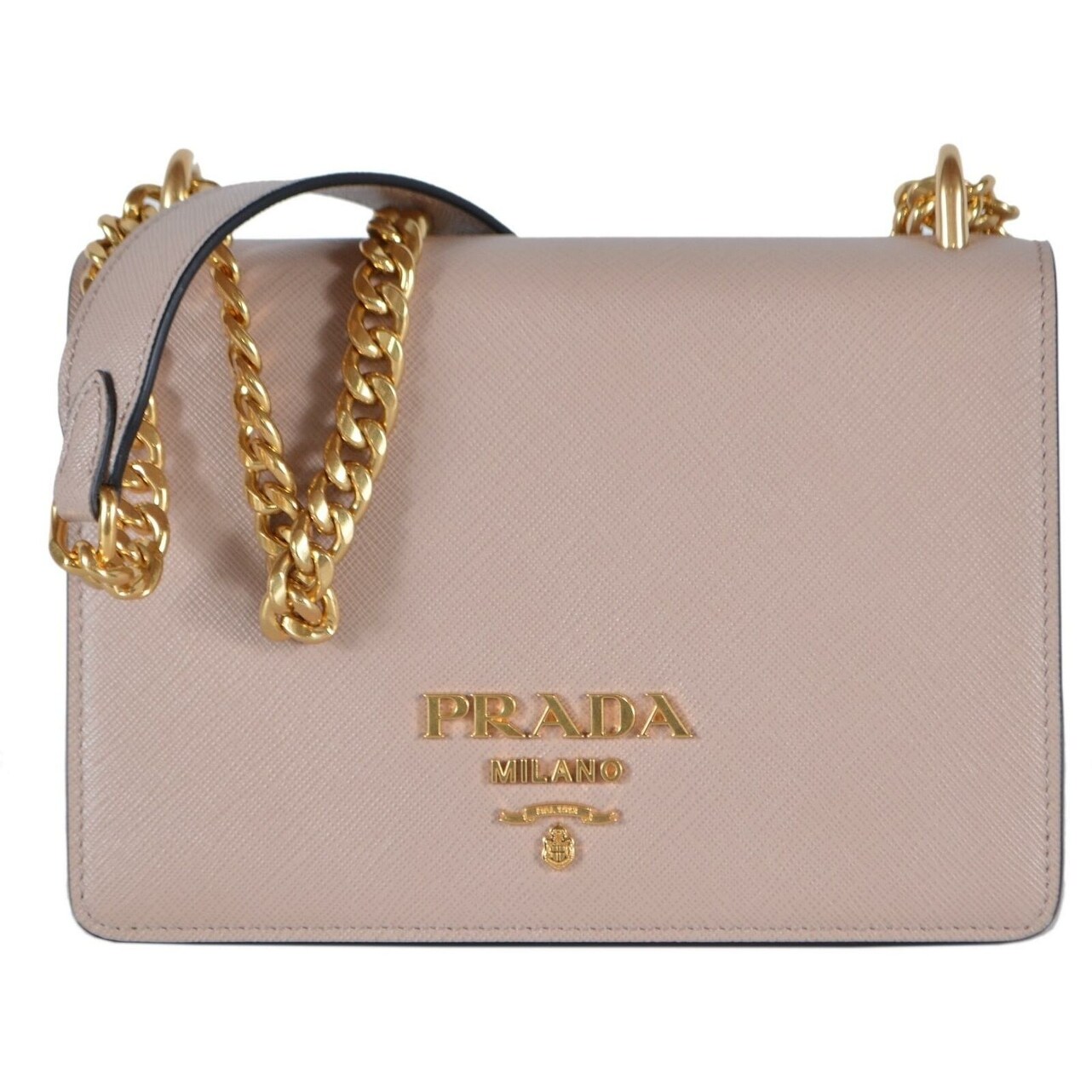 prada gold crossbody