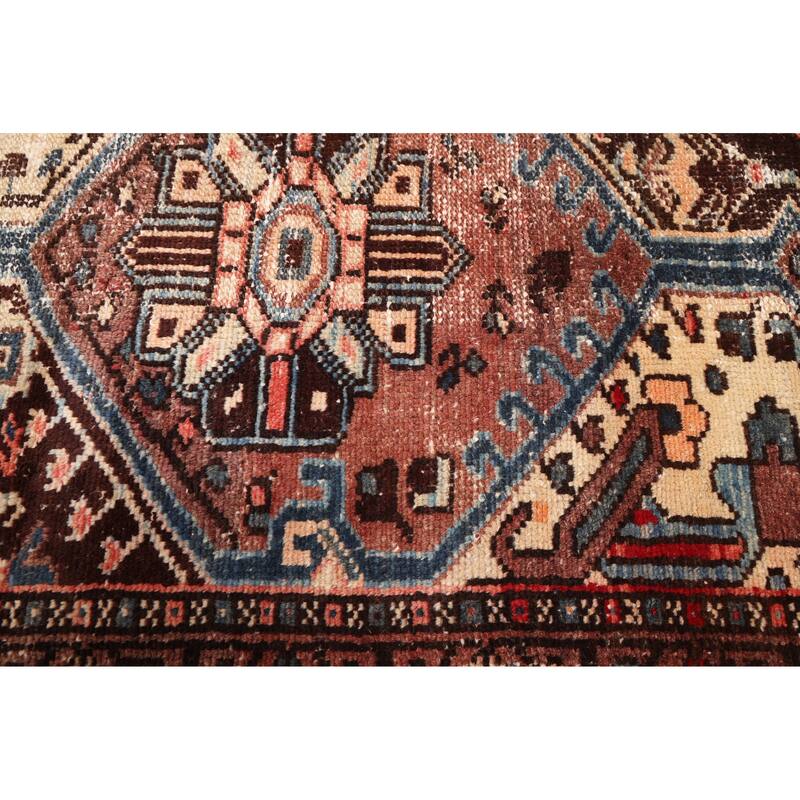 ECARPETGALLERY Hand-knotted Antalya Vintage Brown Wool Rug - 3'11 x 6'5