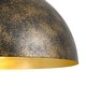 preview thumbnail 56 of 162, Industrial Oversized Metal Dome Pendant Light - Modern Farmhouse