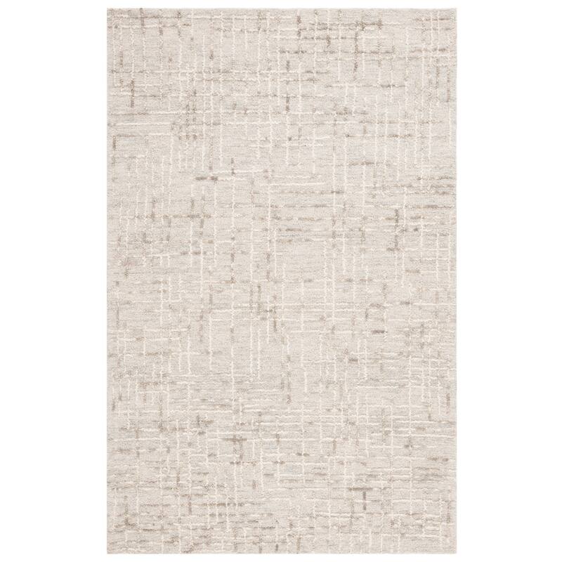 SAFAVIEH Handmade Abstract Amarilis Contemporary Wool Rug - 6' x 9' - Beige/Grey