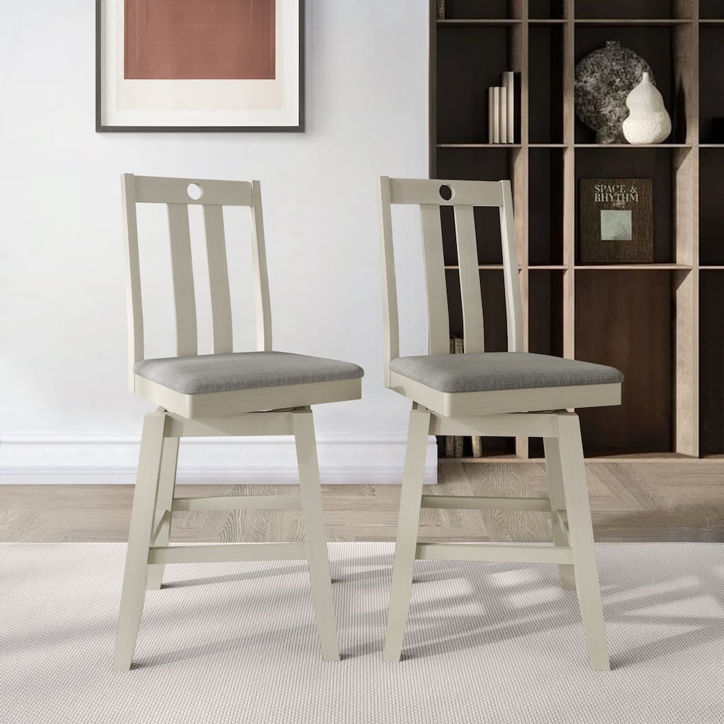 CraftPorch Mid Century Swivel Counter Chairs