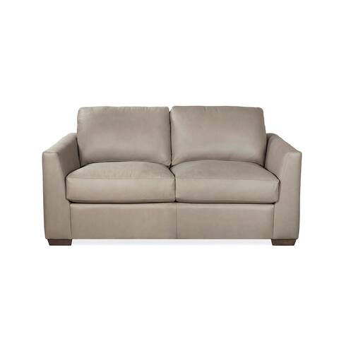 Accampo Genuine Leather Loveseat