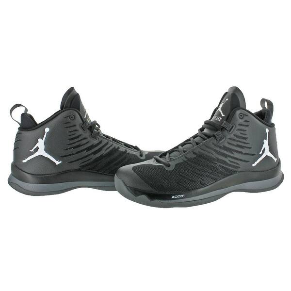 Shop Jordan Mens Super Fly 5 Basketball Shoes Nike Zoom High Top