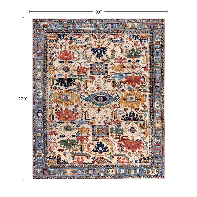 Serapi One-of-a-Kind Hand-Knotted Area Rug - Beige - 8' 3" x 10' 0"
