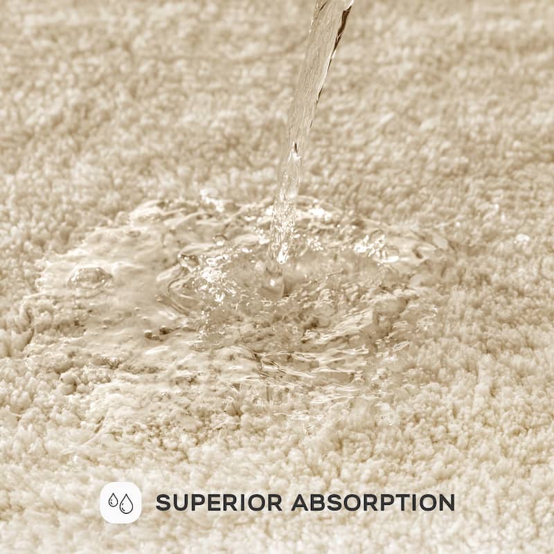 Madison Park Signature Splendor 100-percent Cotton Tufted 3000 GSM Reversible Bath Rug