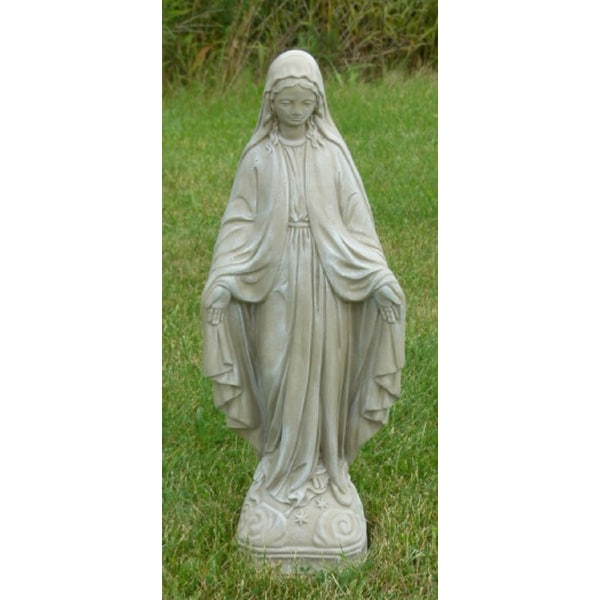 Details about   Lady of Grace Virgin Mary Garden Statue Outdoor Yard Decor Standing 14 Inch H 