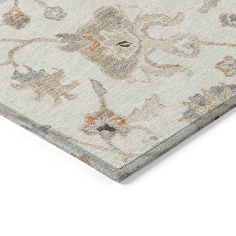 HomeRoots Floral Traditional Rectangle Outdoor Rug