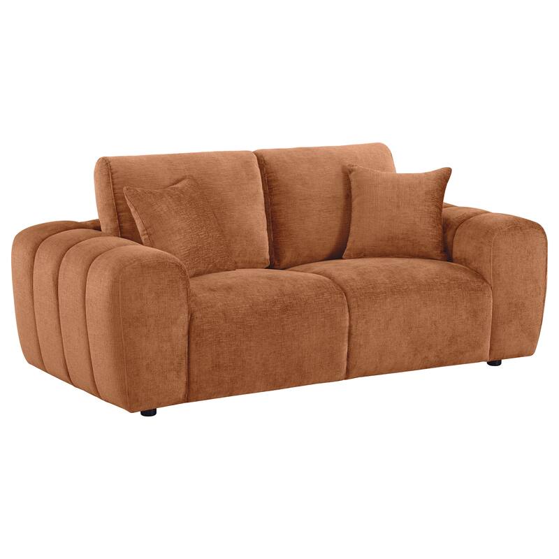 Burnett Chenille Upholstered Sofa Set
