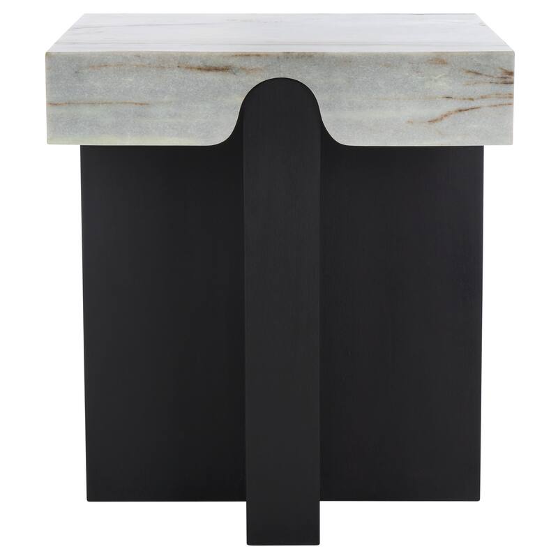 SAFAVIEH Couture Roxandra Marble Top Accent Table - 20"W x 20"D x 22"H
