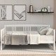 preview thumbnail 1 of 7, Twin Size Modern White Solid Wood Daybed for Bedroom White