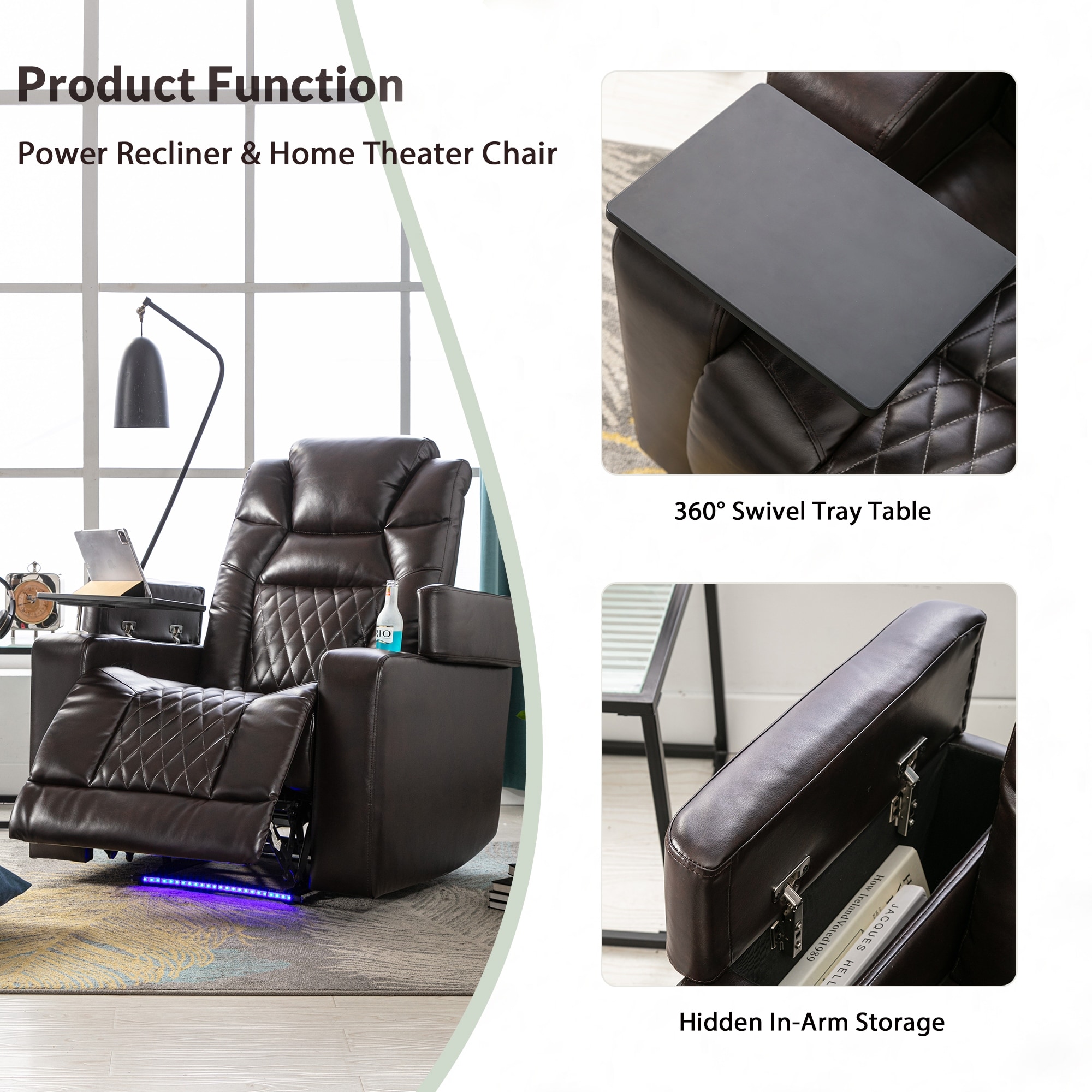 Massage Chair Ashley Theater Chair Home Theater Motion Recliner W