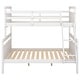 preview thumbnail 7 of 17, Twin Over Full Wood Bunk Bed w/ Ladder, Convertible to 2 Separated Bedframe for Kids Teens Adults Bedroom, No Box Spring Needed