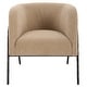 preview thumbnail 1 of 4, Uttermost 23754 27" Wide Iron and Plywood Framed Polyester Accent Bronze / Brown
