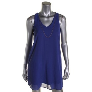Calvin Klein Women's Belted V-neck Dress - Free Shipping Today ...
