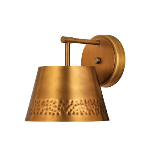 Maddox 1 Light Wall Sconce - Rubbed Brass