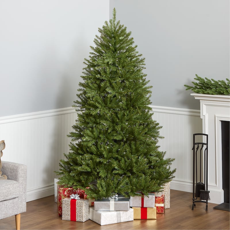 National Tree Company 6.5-foot Fir Pre-lit or Unlit Artificial Hinged Christmas Tree - 6.5 Foot - Unlit