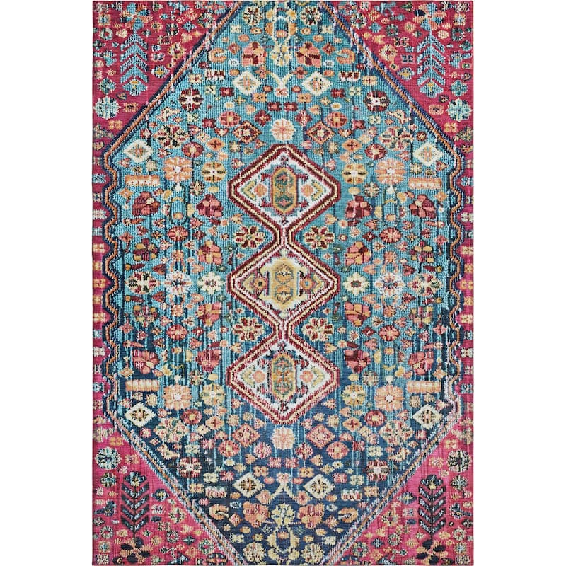 Premium Washable Super Soft Traditional Global Mayfield Rug