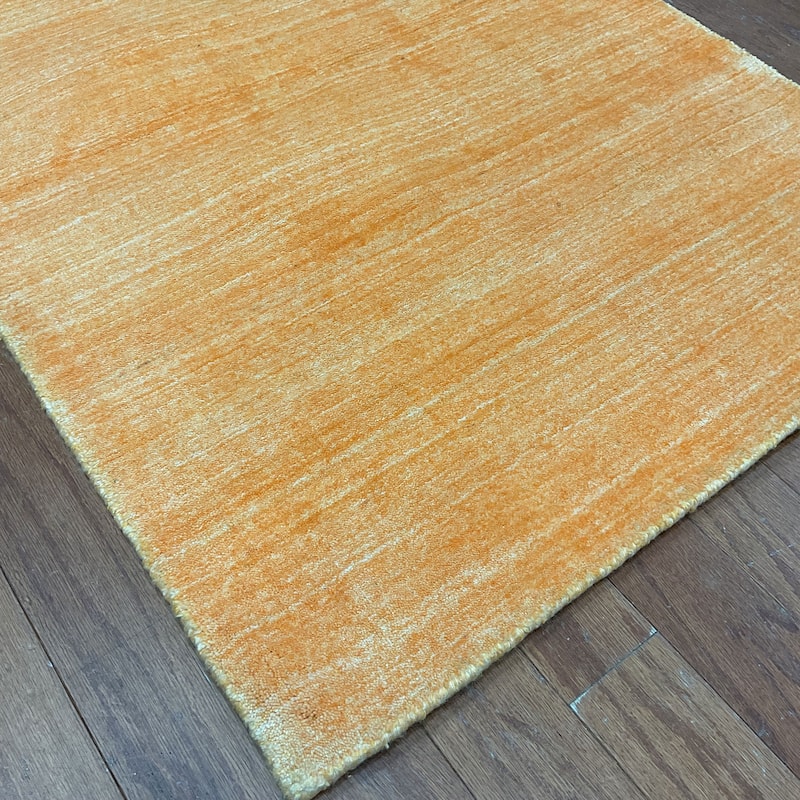 HERAT ORIENTAL Handmade Modern Gabbeh Bamboo Silk Rug - 2'6 x 10'