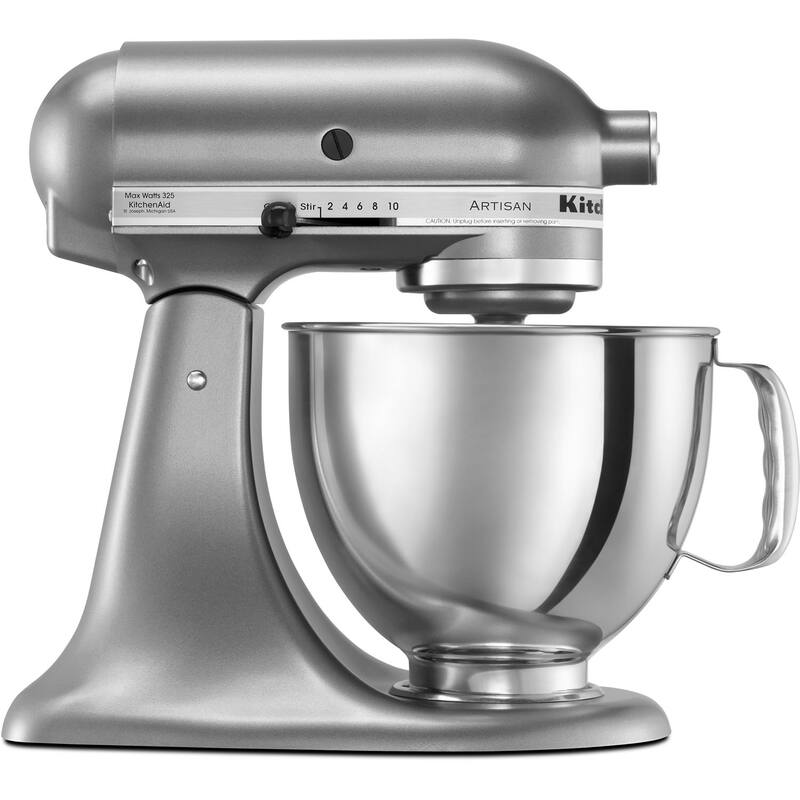 KitchenAid Artisan Series 5 Quart Tilt-Back Head Stand Mixer - Contour Silver