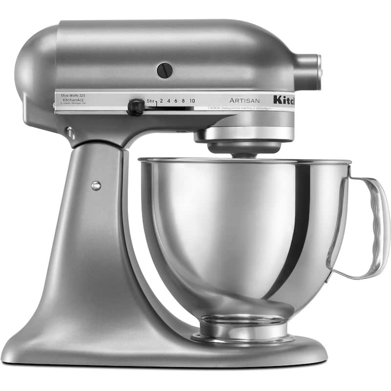 KitchenAid Artisan Series 5 Quart Tilt-Back Head Stand Mixer - Contour Silver..