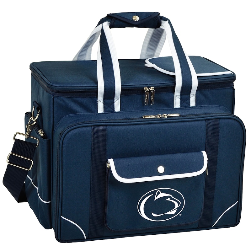 NCAA Penn State Nittany Lions Insulated Picnic Cooler with Service for Four