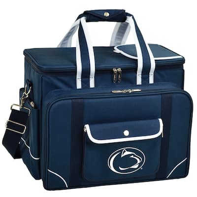 NCAA Penn State Nittany Lions Insulated Picnic Cooler with Service for Four