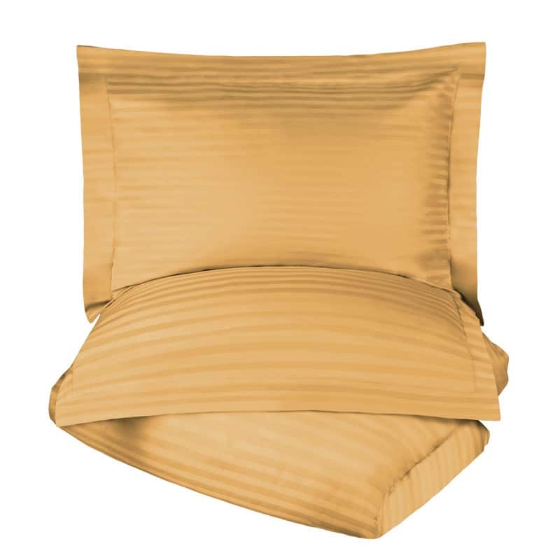 Superior 400 TC Stripe Egyptian Cotton Sateen Duvet Cover Set