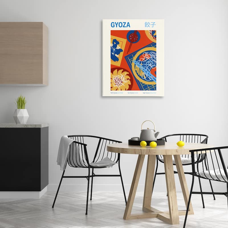 Stupell Japanese Gyoza Meal Canvas Wall Art Design By Victoria Barnes