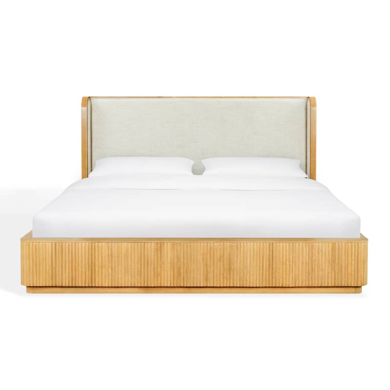 SAFAVIEH Couture Barrymore Reeded Wood Bed