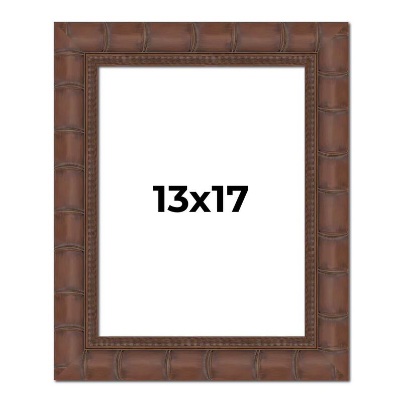 13x17 Frame Pewter Solid Wood Picture Frame Width 1.625 Inches | Interior Frame Depth 0.6875 Inches